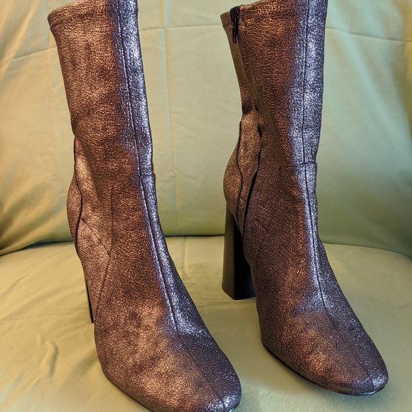 Metallic Boots by Design lab, size 8 NEW - Picture 1 of 4